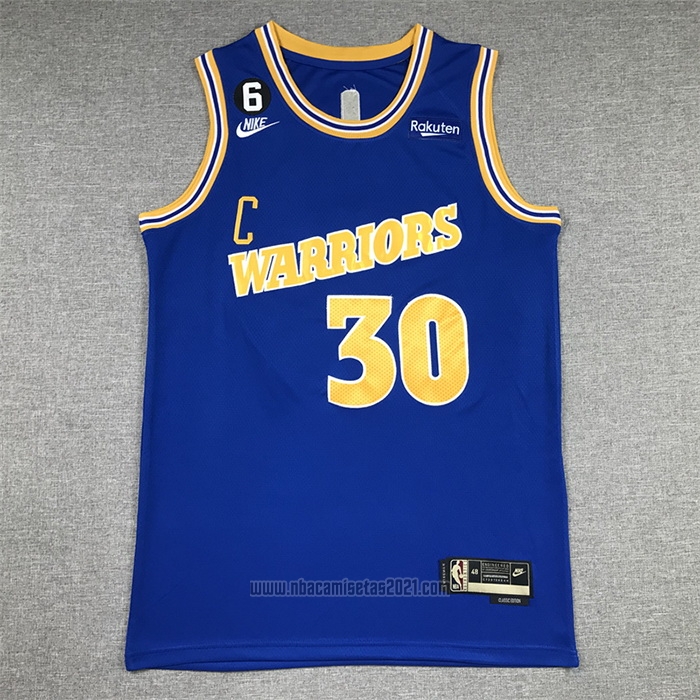 Camiseta Golden State Warriors Stephen Curry #30 Classic 2022-23 Azul
